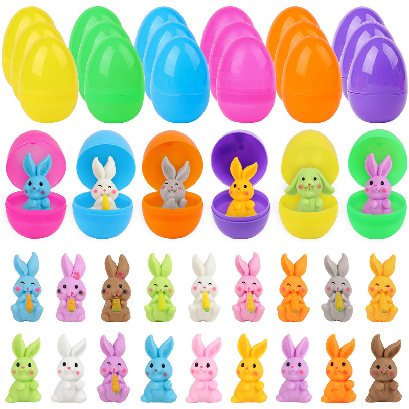 Party Games Easter For Kids - 24 pezzi di uova di Pasqua