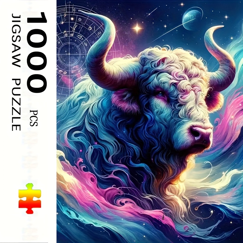 Zodiac Party Games - Puzzle da 500/1000/1200/2000 Pezzi, Segno Zodiacale