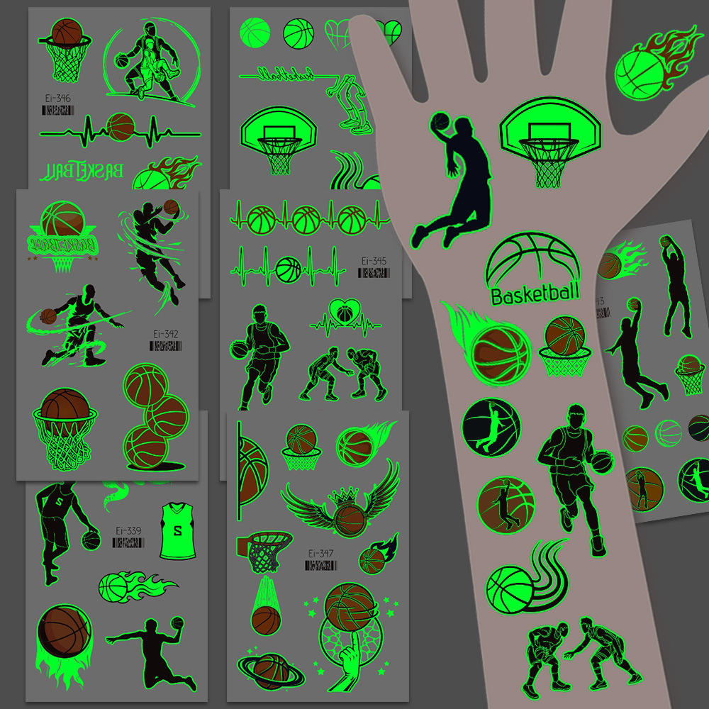 Party Games Easter For Kids - 10 fogli Sport Tema basket Tatuaggi