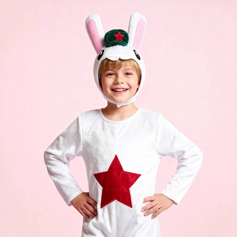 Party Games Easter For Kids - Costume bianco pasquale per bambini con