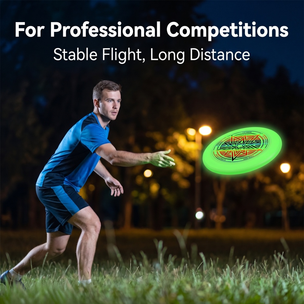 Frisbee Freestyle Disc - Frisbee Luminescente 175g Professionale per Competizioni