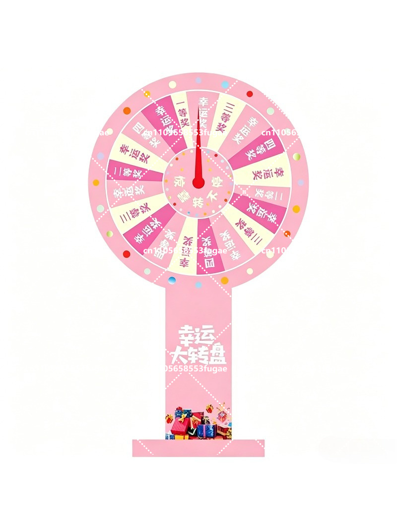 Party Games Spin The Wheel - Ruota della Fortuna Rosa con Cornice