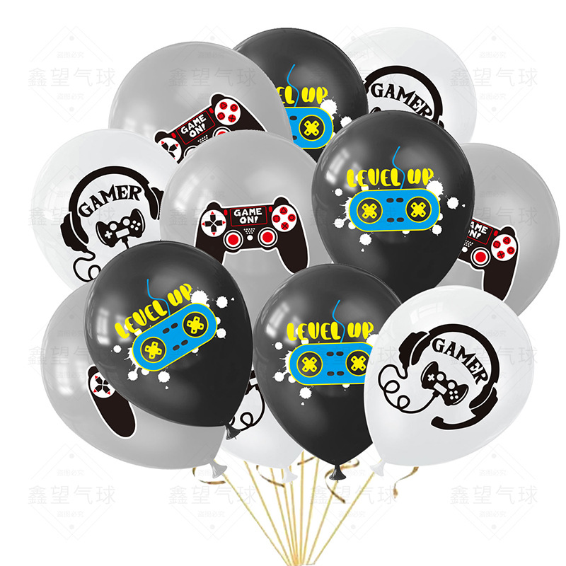 Party Games Easter For Kids - 10/30 pz nero bianco gioco palloncini