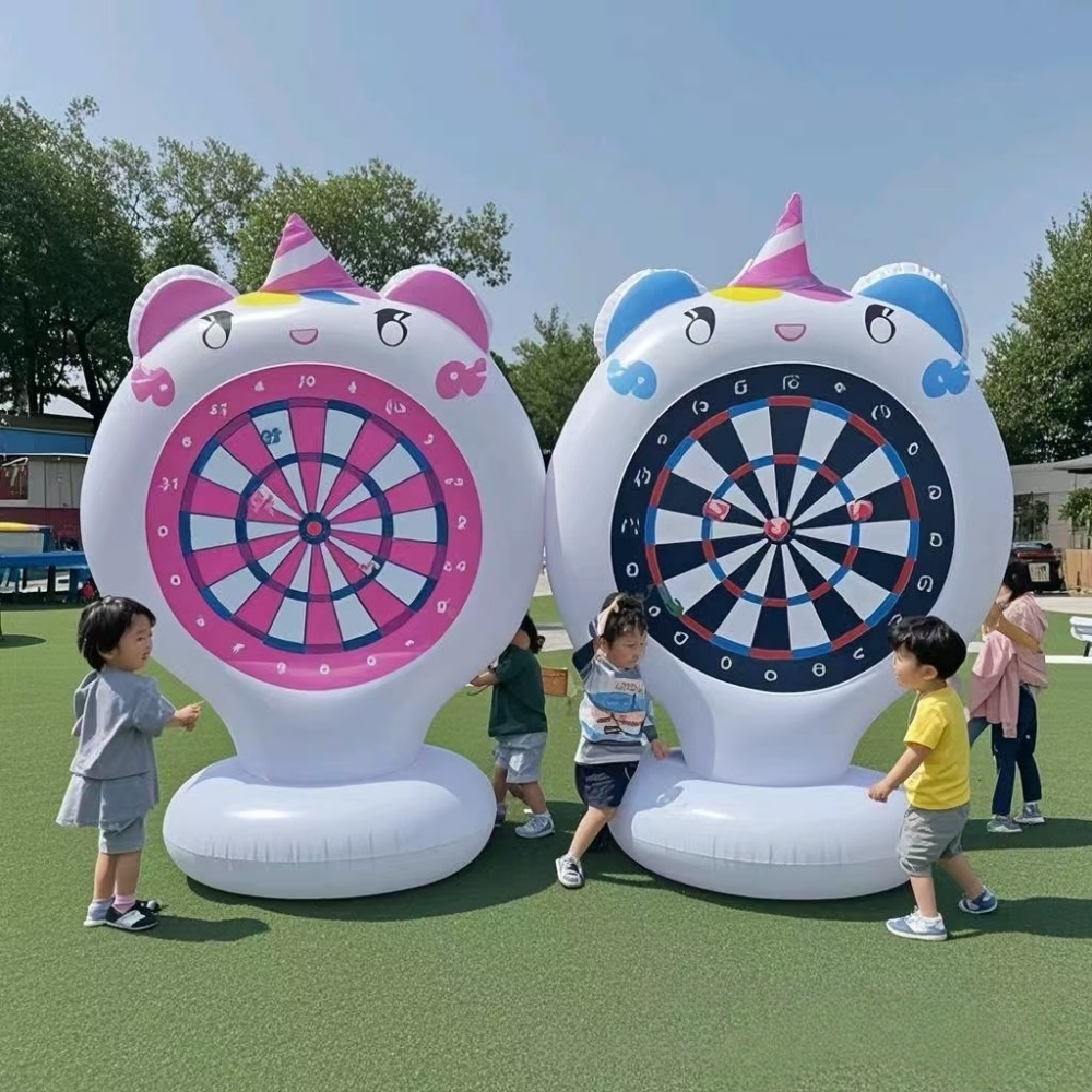 Games Garden Party - Gioco da lancio di unicorno gonfiabile