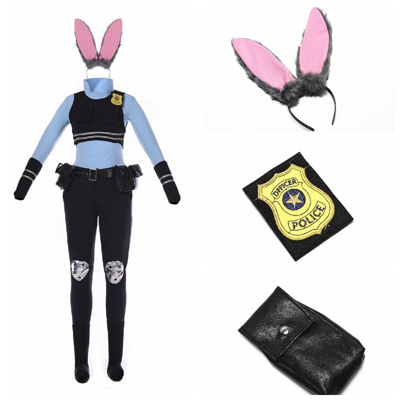 Zootopia Party Games - Judy Hopps Costume Cosplay per donna
