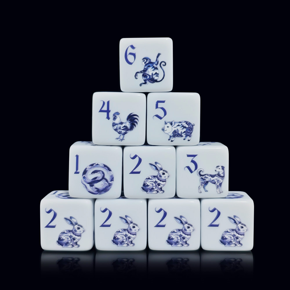 Set di 12 Dadi Acrilici da 16M - Zodiac Party Games recensione e prezzo
