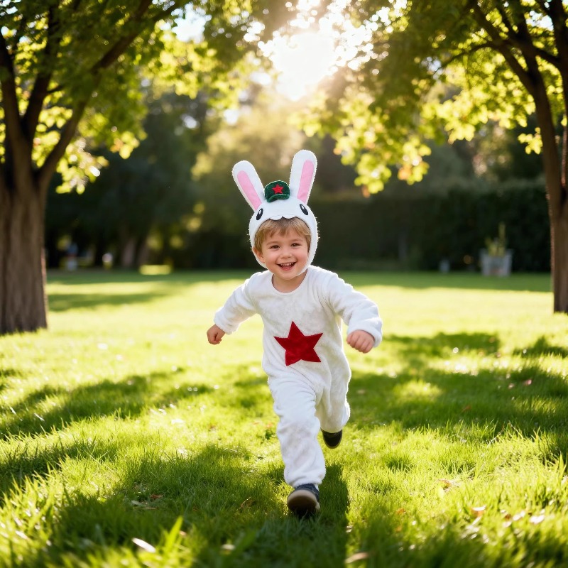 Costume bianco pasquale per ba - Party Games Easter For Kids recensione e prezzo