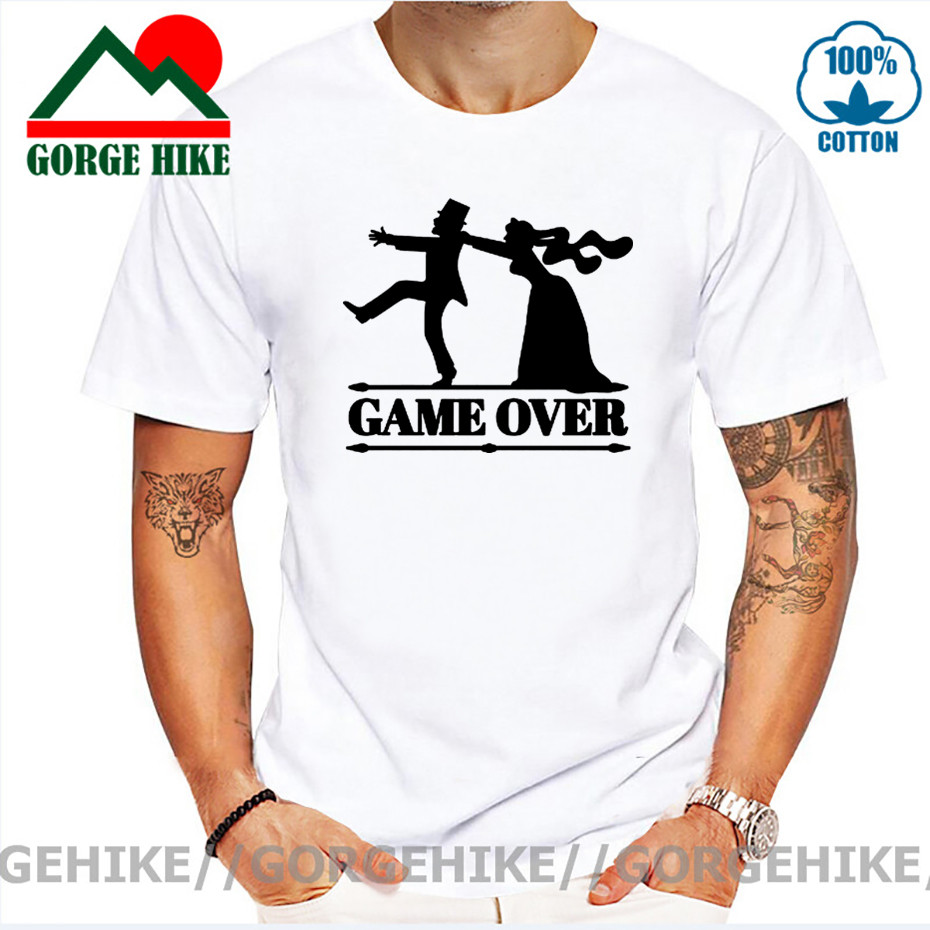 Game Over Tees uomo sposa top  - Party Games Bachelorette recensione e prezzo