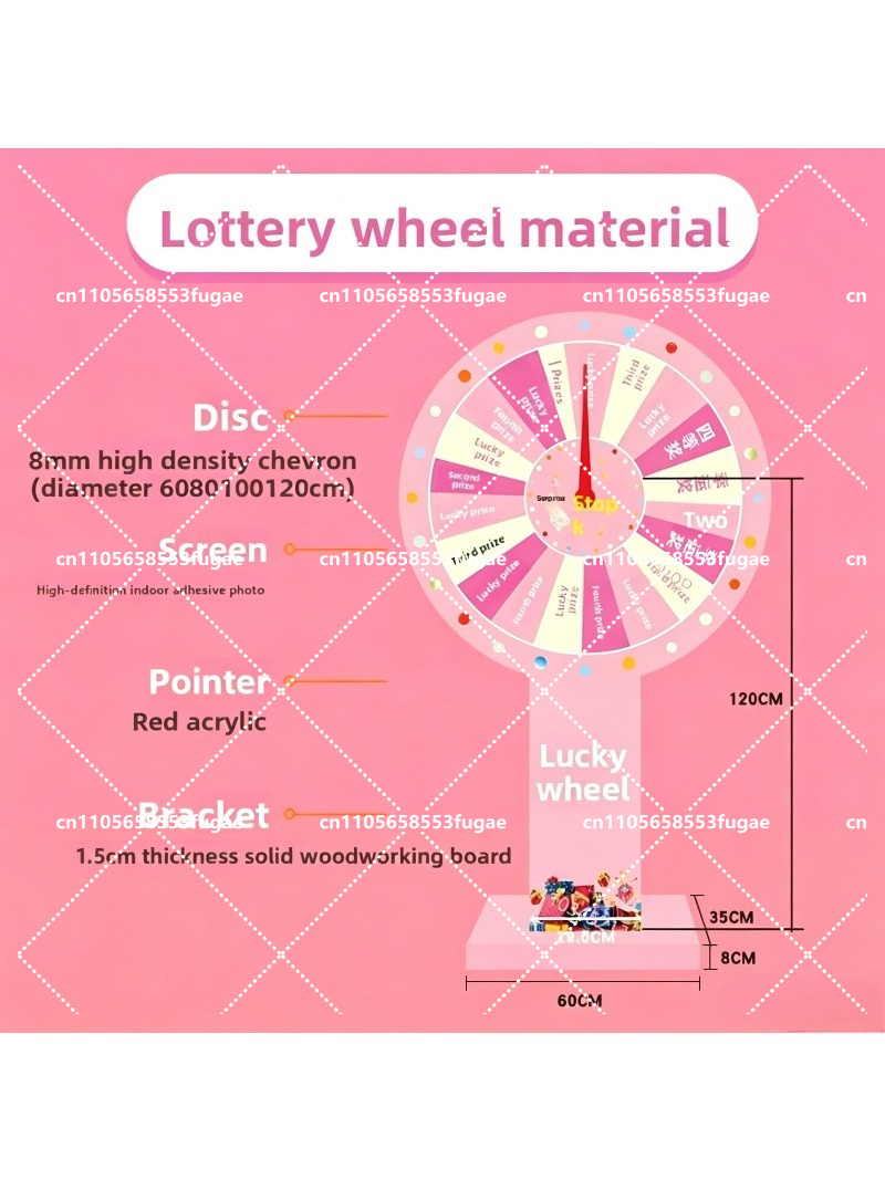 Ruota della Fortuna Rosa con C - Party Games Spin The Wheel recensione e prezzo